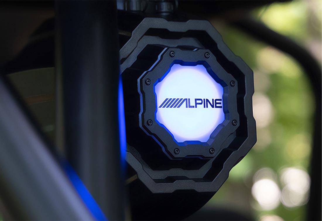 Alpine SPV-65RGB-CAN 6.5" Universal Weather-Resistant Cage-Mounted RGB Speaker Pods for UTV & Powersports