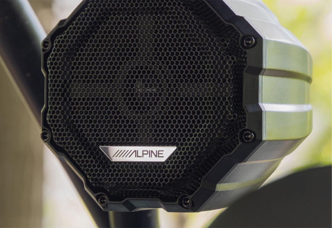 Alpine SPV-65RGB-CAN 6.5" Universal Weather-Resistant Cage-Mounted RGB Speaker Pods for UTV & Powersports