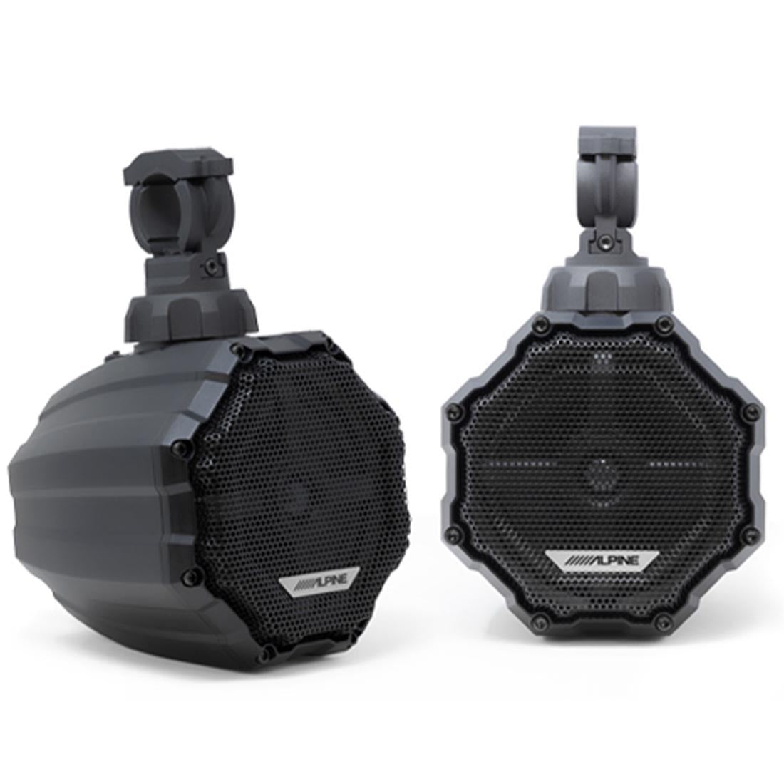Alpine SPV-65RGB-CAN 6.5" Universal Weather-Resistant Cage-Mounted RGB Speaker Pods for UTV & Powersports