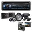 Alpine UTE-73BT Digital Media Receiver | Alpine R2-S653 Speaker System | Kenwood DRV-A510W Dash Cam - Bundle