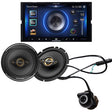 Alpine iLX-W670 Digital Multimedia Receiver | Pioneer TS-A1681F Car Speakers | EchoMaster RVC 5721 Backup Camera - Bundle
