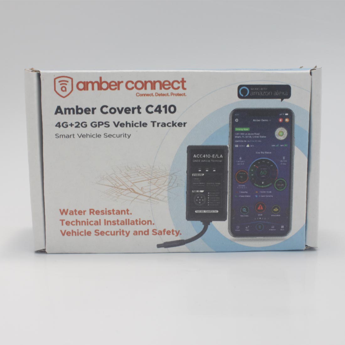 Amber Connect AC410 Covert GPS Tracking Device with 1 Year Subscription