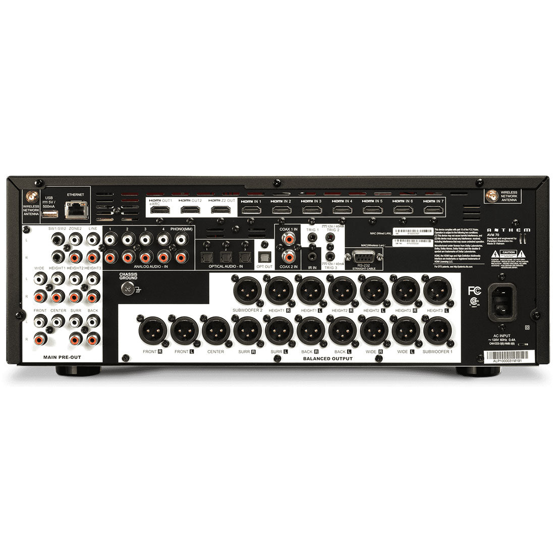 Anthem AVM 70 8K AV Pre-Amplifier / Processor
