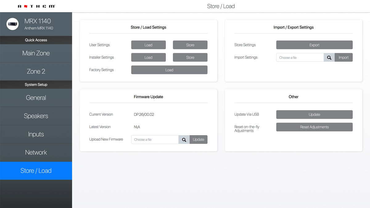Anthem MRX 1140 8K 15.2 Pre-amplifier / 11 Amplifier Channel AV Receiver