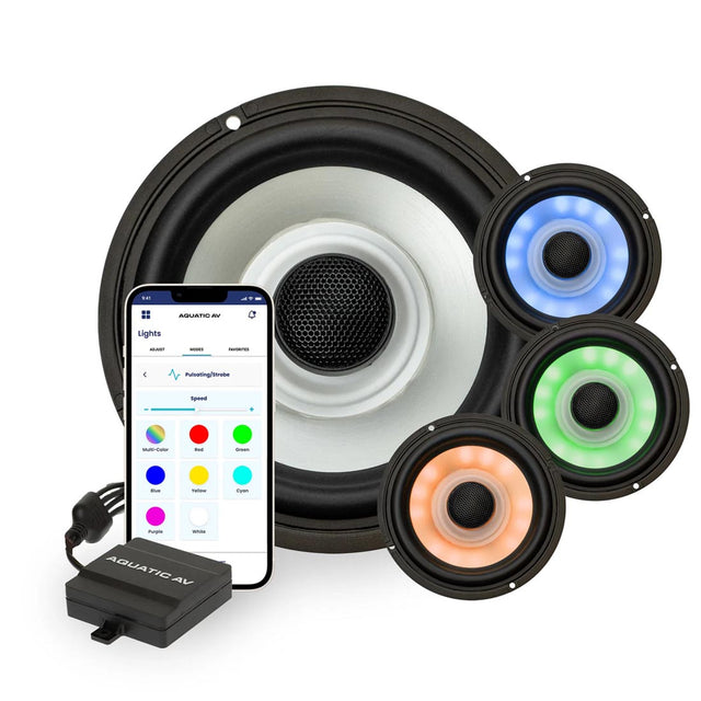 Aquatic AV RG301 Road Glide Ultra RGB Speaker & Amp Kit for 2014+ Harley Davidson Touring Motorcycles