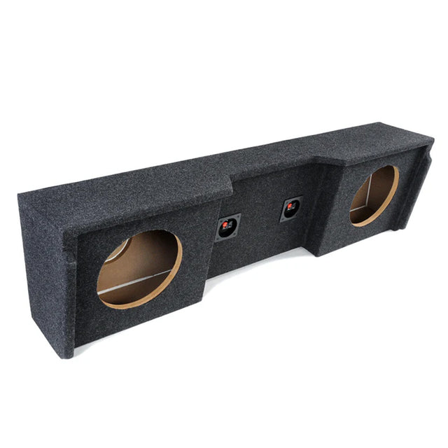 Atrend A152-12CP Dual 12" Sealed Subwoofer Enclosure - Fits Select 1999-07 GM Extended Cab Vehicles