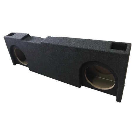 Atrend A184-10CPV Dual 10" Carpeted Vented Subwoofer Enclosure for 2014-2018 Chevrolet Silverado and GMC Sierra Crew Cab