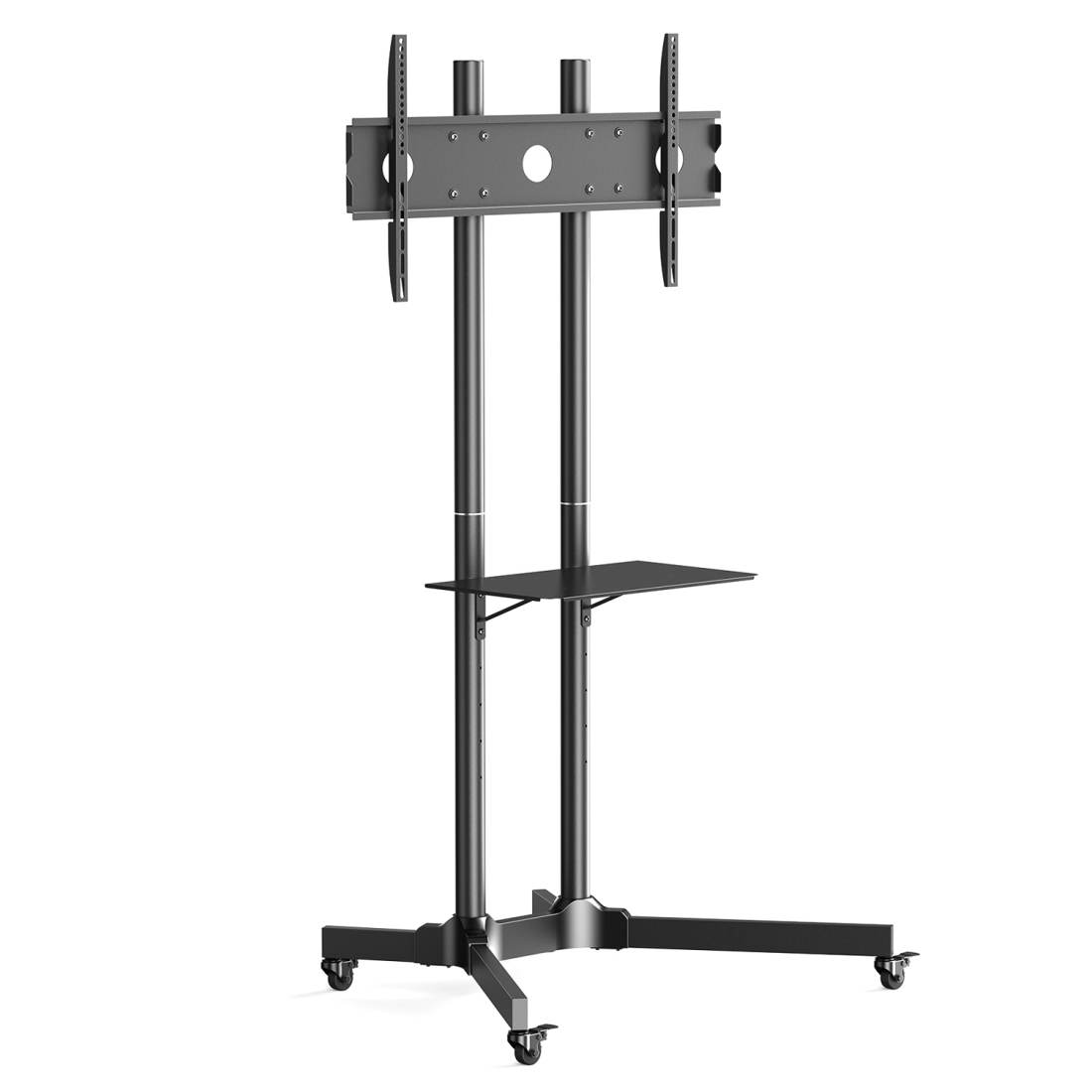 ErgoAV BETCL1-01B Cart for TVs 40" to 75" with Height Adjust