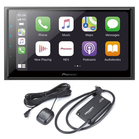 Pioneer DMH-W4660NEX Digital Multimedia Receiver | SiriusXM SXV300V1C Connect Vehicle Tuner Bundle
