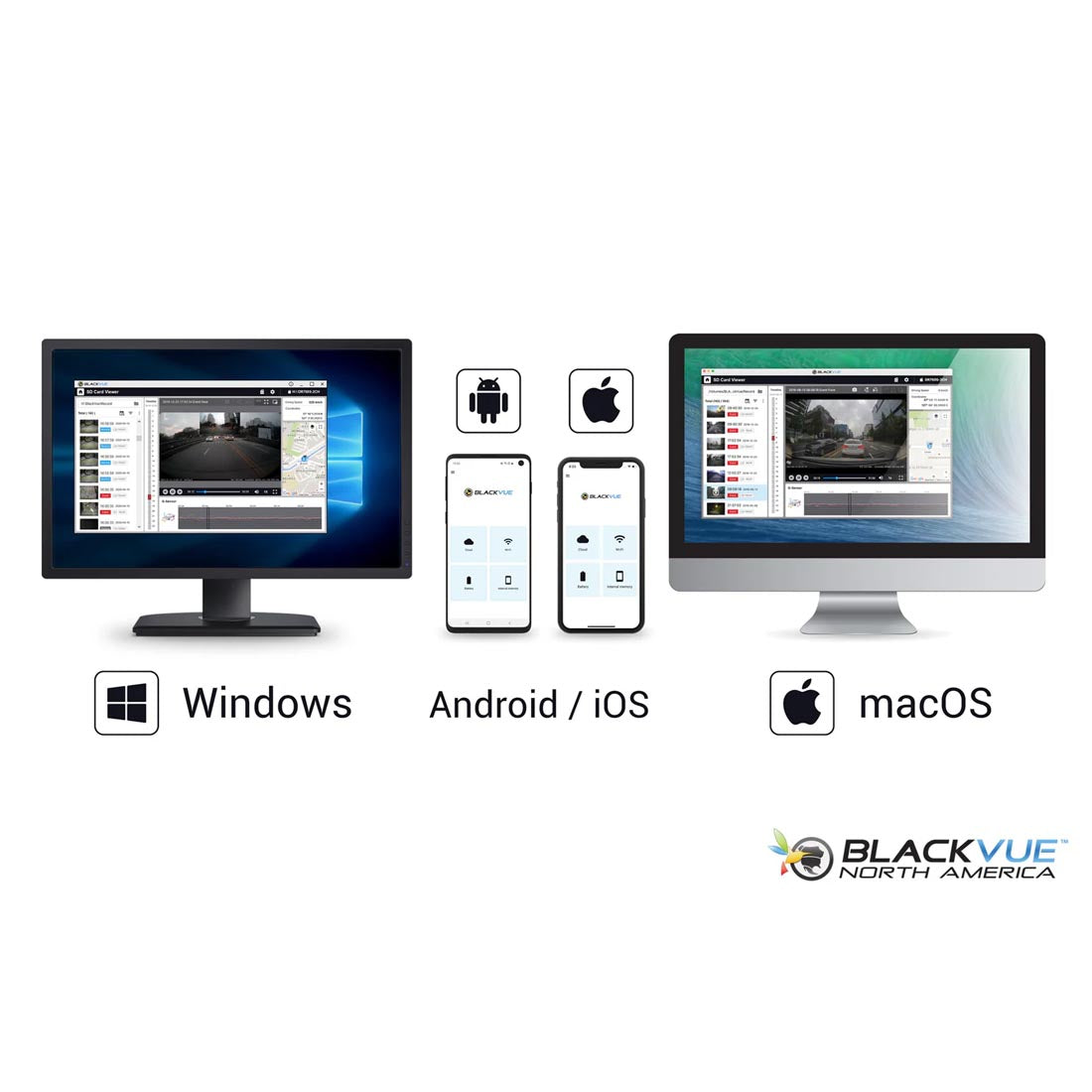 BlackVue DR590X-1CH PLUS 1-Channel 1080P Dash Cam with WiFi + 32GB MicroSD Card