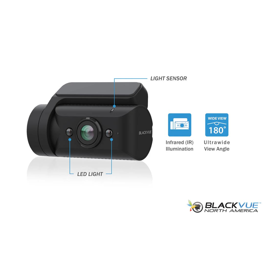 BlackVue DR970X-BOX-2CHIRPLUS 2-Channel 4K Front + 1080P Interior Dash Cam with Hidden Box Unit & 64GB MicroSD Card