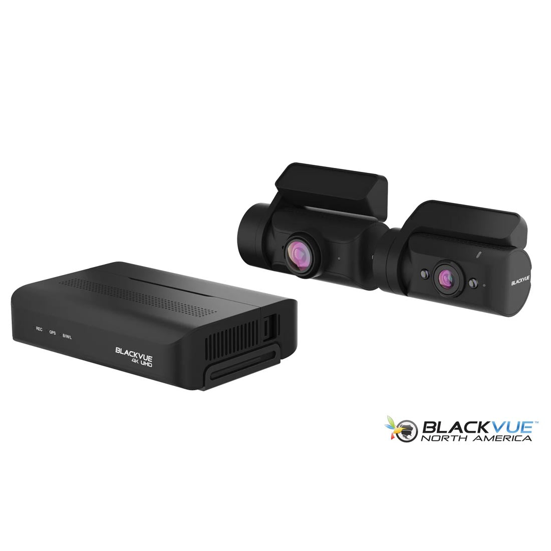 BlackVue DR970X-BOX-2CHIRPLUS 2-Channel 4K Front + 1080P Interior Dash Cam with Hidden Box Unit & 64GB MicroSD Card
