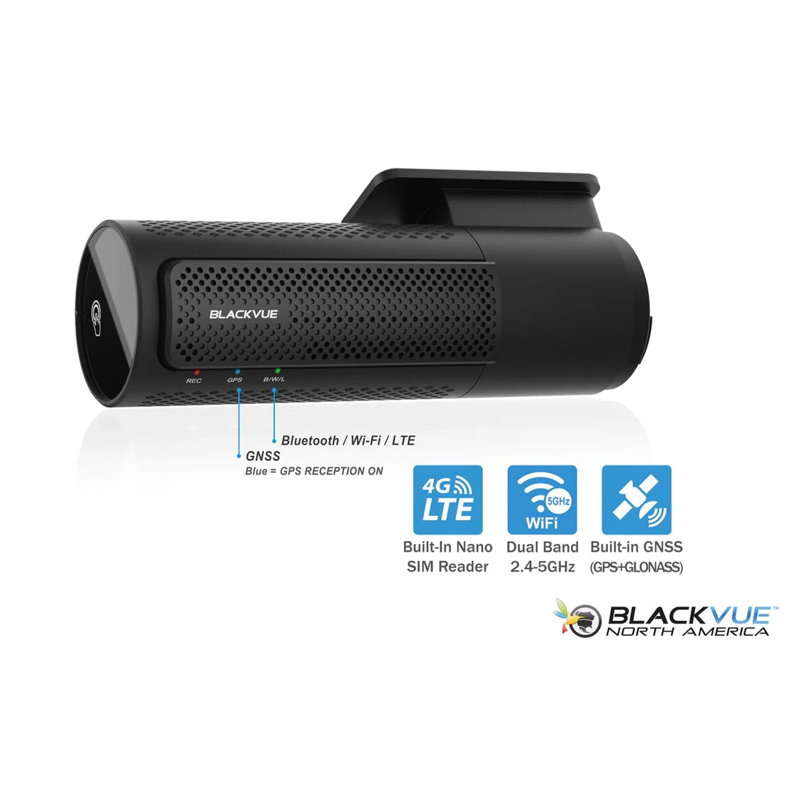BlackVue DR970X-2CHLTE-PLUS-64 LTE Wi-Fi 64GB Front 4K + Rear 1080p Dash Cam