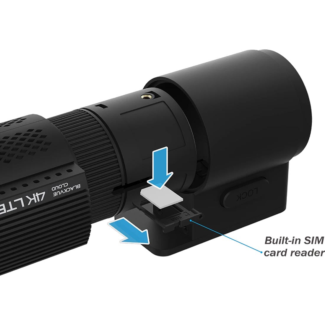 BlackVue DR970X-2CHLTE-PLUS-64 LTE Wi-Fi 64GB Front 4K + Rear 1080p Dash Cam