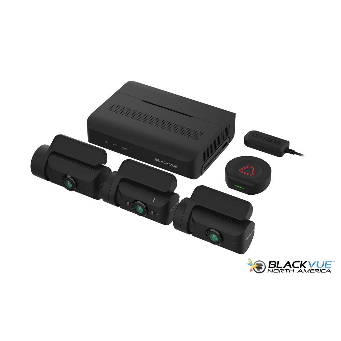 BlackVue DR770X-BOXPRO 3-Channel Customizable Dash Cam System with 1080P Front Cam & Hidden Box Unit