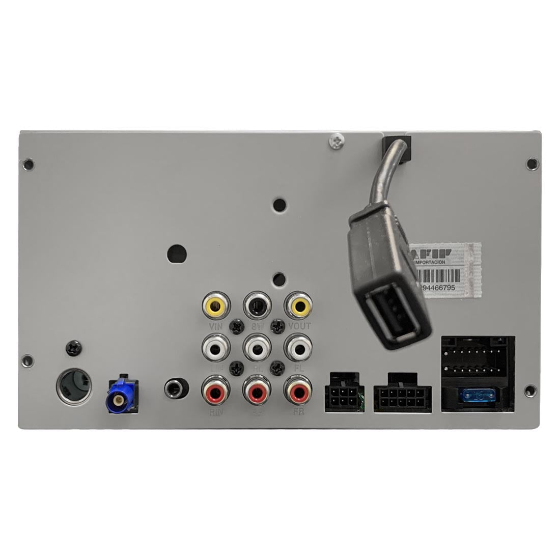 Blaupunkt MONTECARLO750 6.8" Double DIN Mechless Receiver with Wireless Apple CarPlay and Android Auto