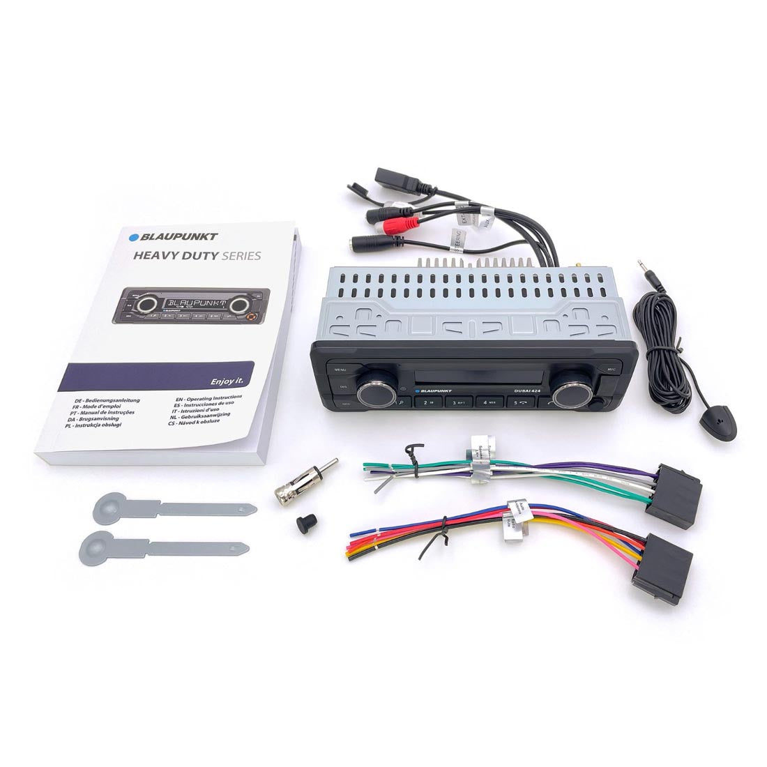 Blaupunkt DUBAI 424 24V Single DIN Heavy Duty Mechless Receiver