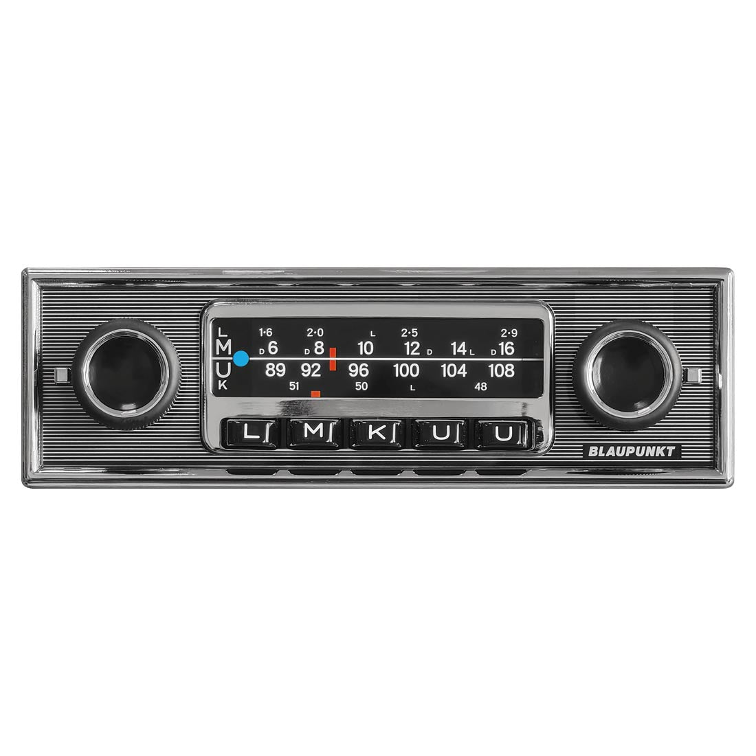 Blaupunkt FRANKFURT Stereo MB Single DIN Mechless Retro Receiver with Bluetooth