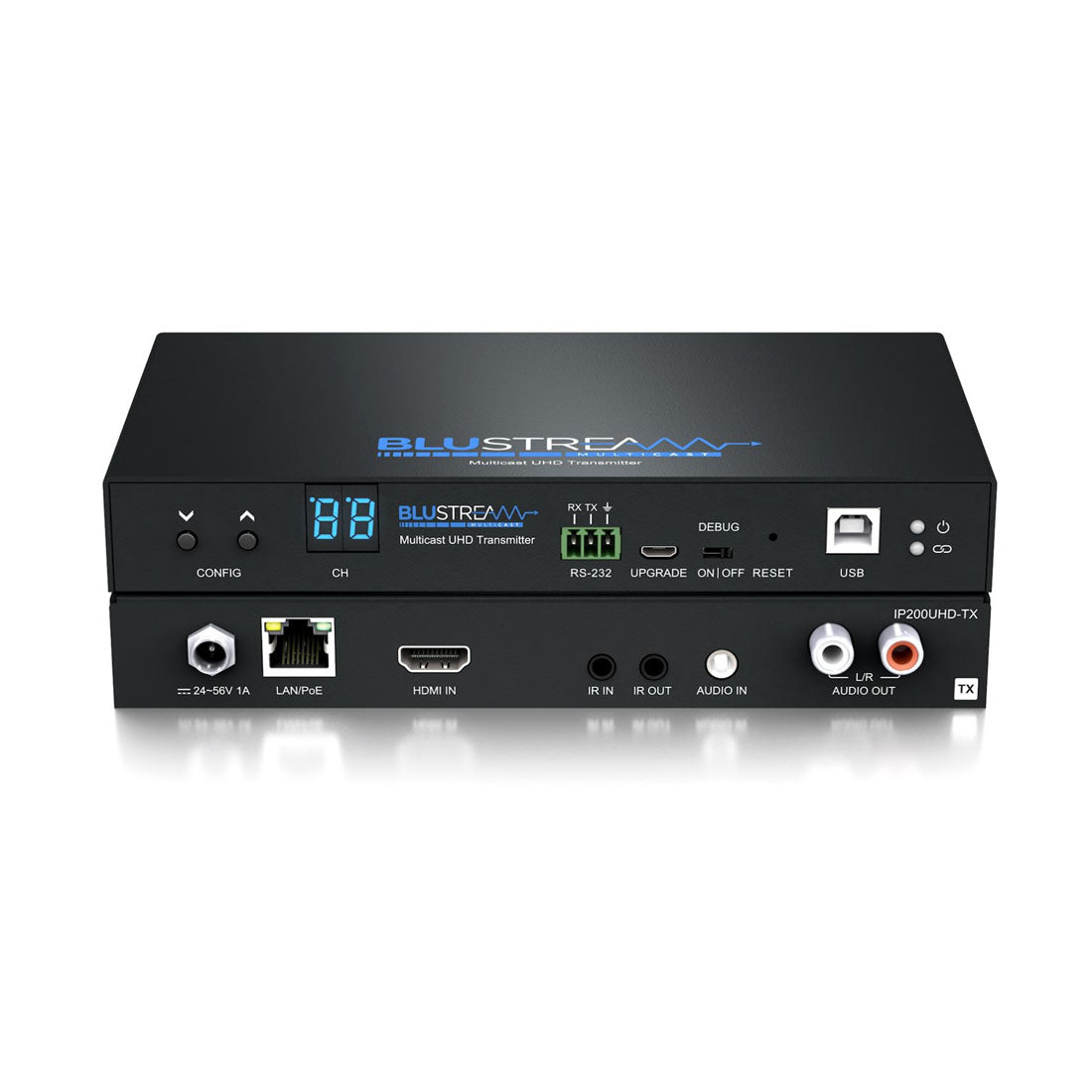 Blustream IP200UHD-TX Multicast UHD Video Transmitter (IP200UHDTX)