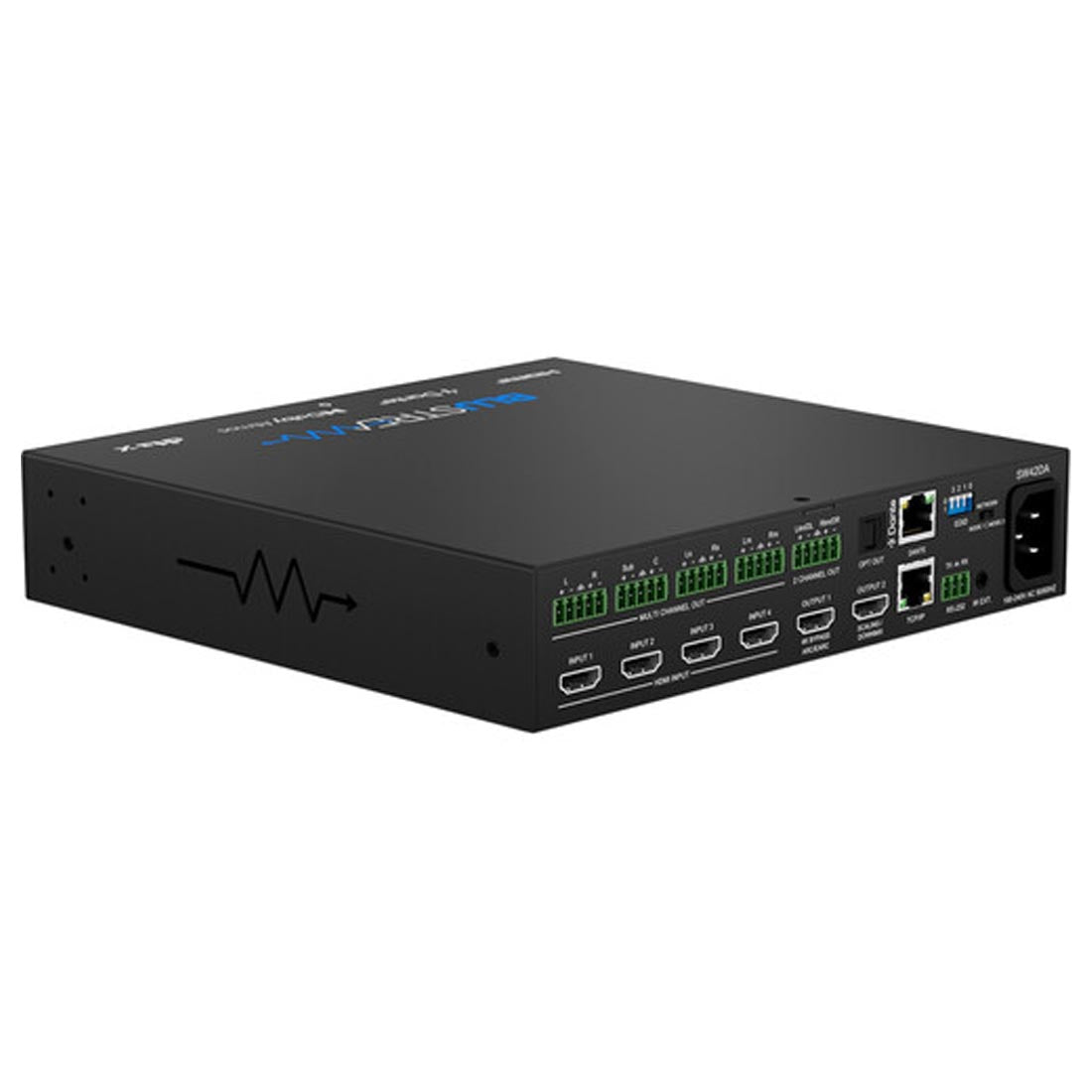 Blustream SW42DA 4-Way HDMI Switcher Dante Audio Breakout