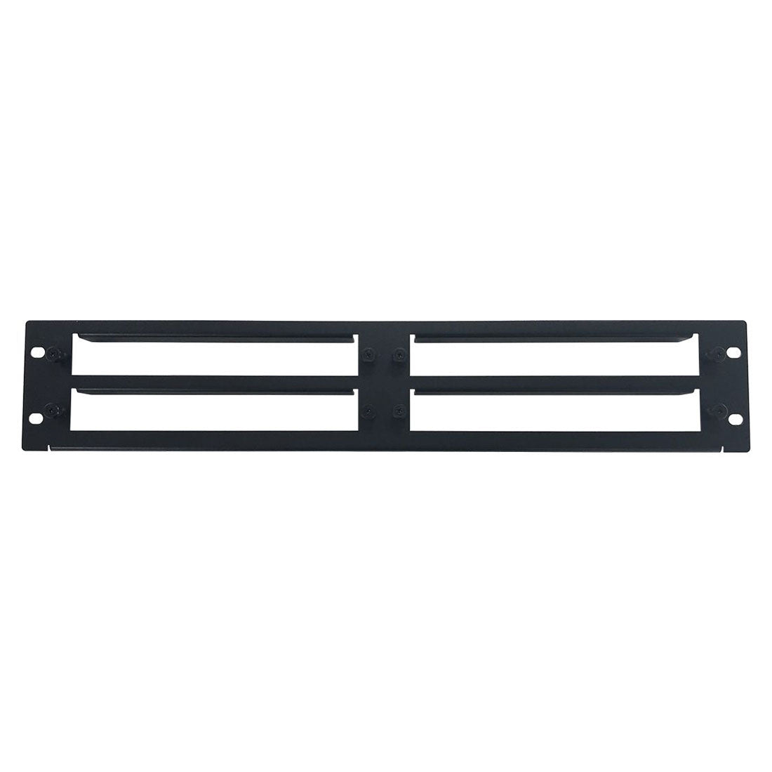 Blustream RSU-2RU Universal 2RU Rack Shelf Unit with 4 x Horizontal Blade Shelves