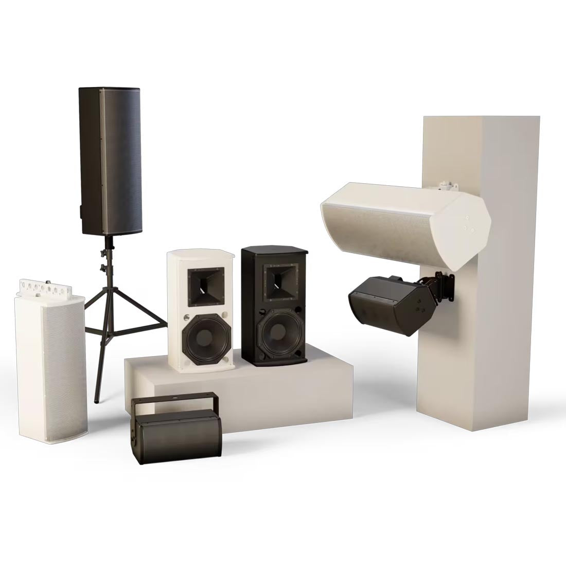 Bose Professional AMU206 ArenaMatch Utility 6.5" Dual Loaded Compact Outdoor Loudspeaker - Each