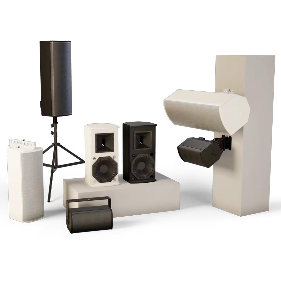 Bose Professional AMU208 ArenaMatch Utility 8" Dual Loaded Compact Outdoor Loudspeaker - Each