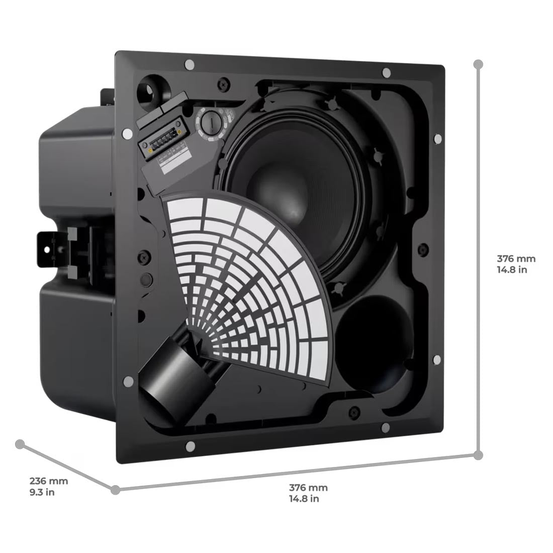 Bose Professional EM90 EdgeMax In-Ceiling Loudspeaker - White - Each