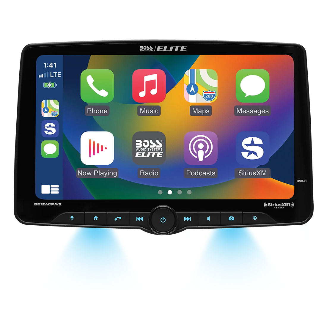 Boss Audio Elite BE12ACP.WX Digital Multimedia Receiver | Sirius XM Tuner - Bundle (BE12ACP.WX_SXM)