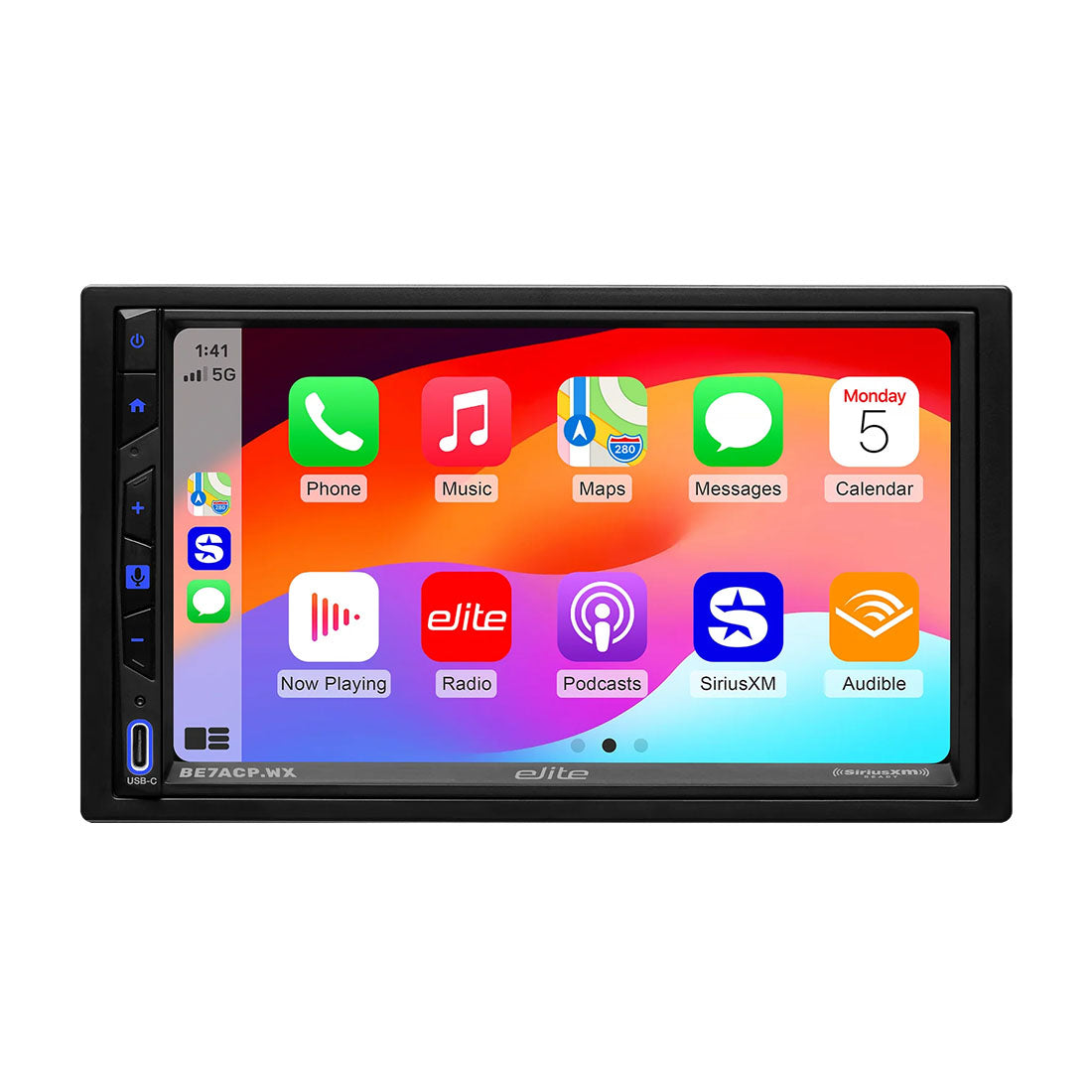 Boss Audio Elite BE7ACP.WX Digital Multimedia Receiver | Sirius XM Tuner - Bundle (BE7ACP.WX_SXM)