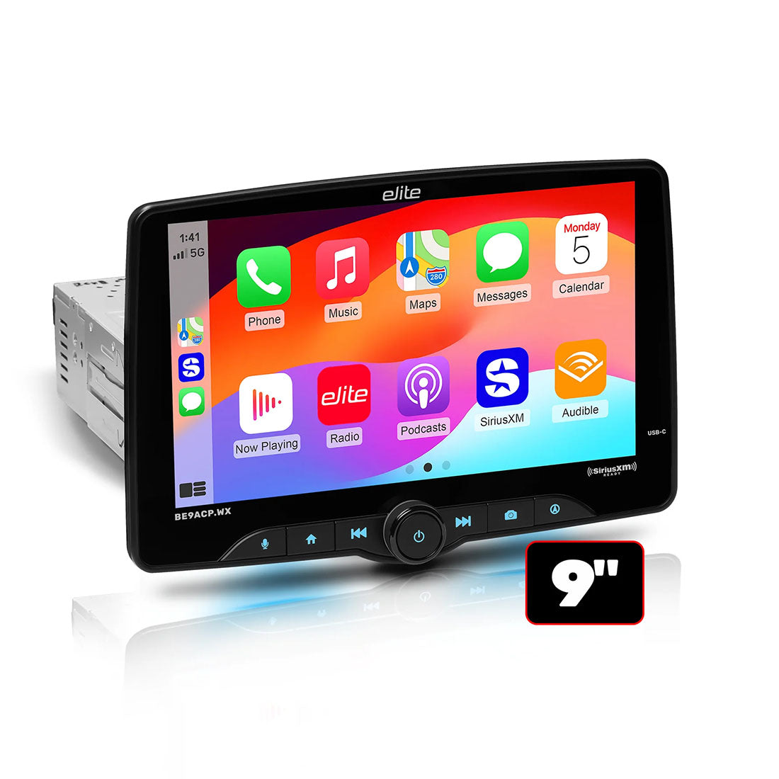 Boss Audio Elite BE9ACP.WX_SXM Digital Multimedia Receiver | Sirius XM Tuner - Bundle (BE9ACP.WX_SXM)