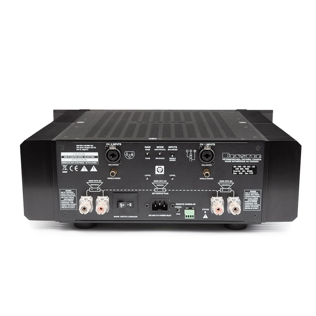 Bryston 4B Cubed Dual-Mono Amplifier