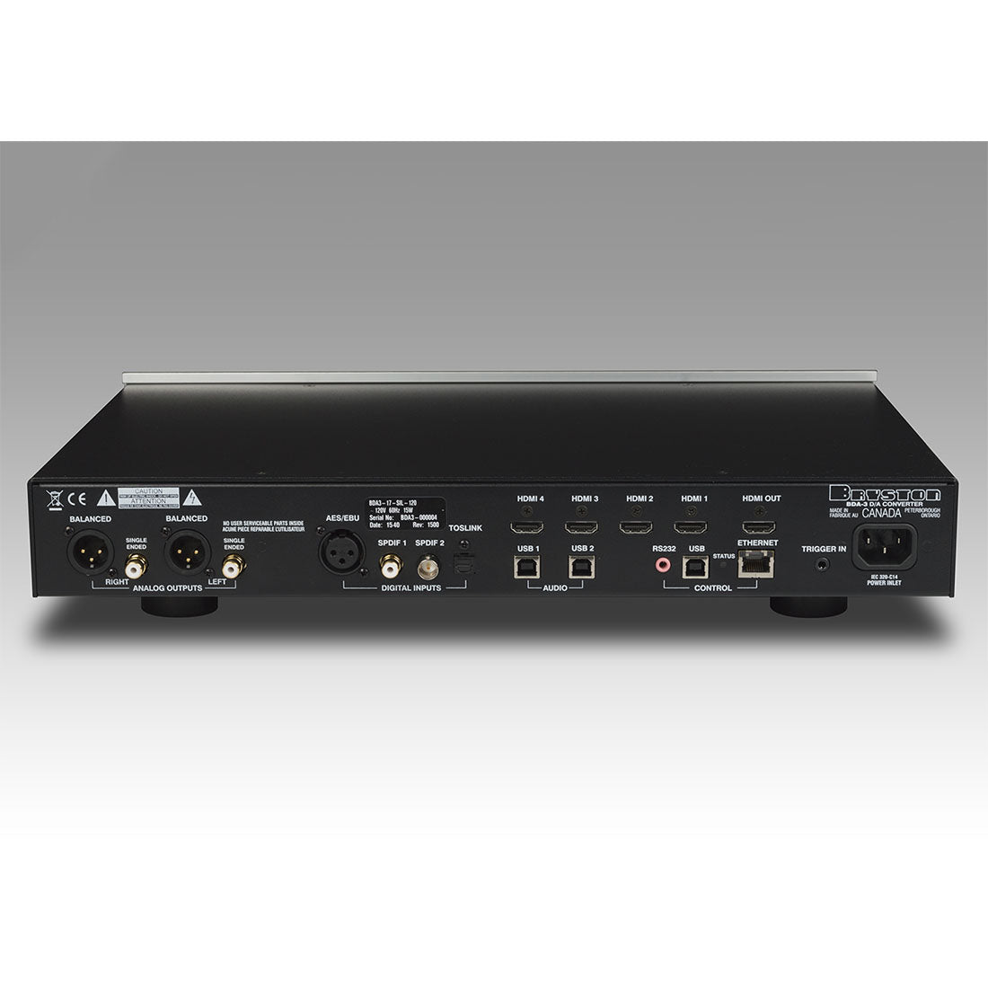 Bryston BDA-3 Digital to Analog Converter