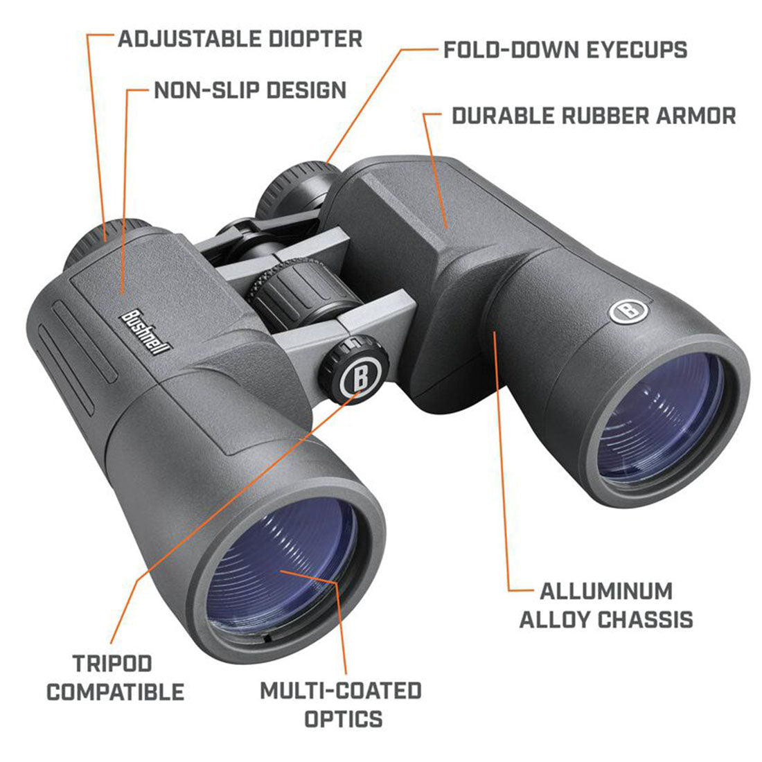 Bushnell PWV1250 Powerview 2 12x50 Binoculars