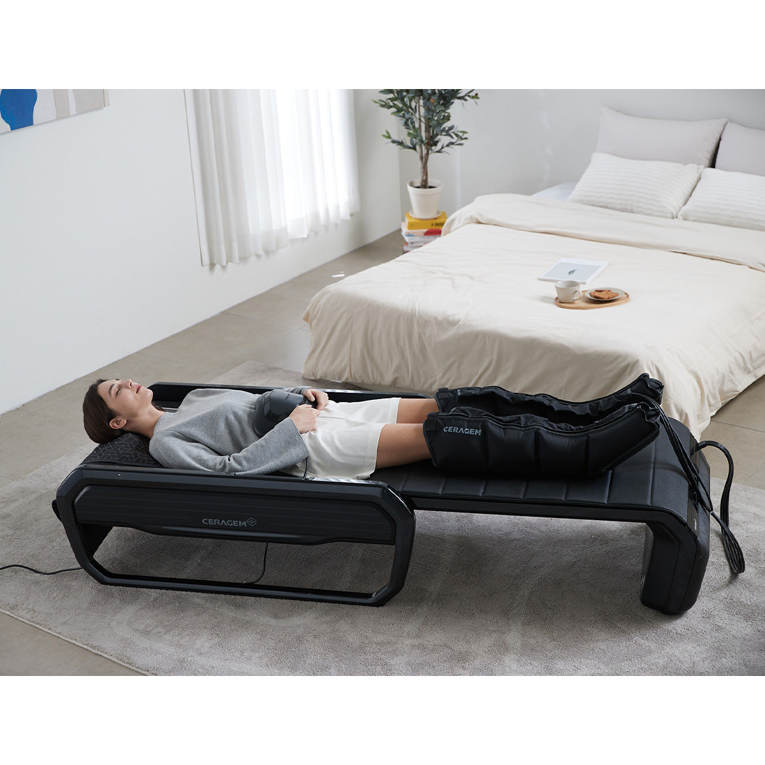 Ceragem V6 Therapeutic Thermal Massager at Home