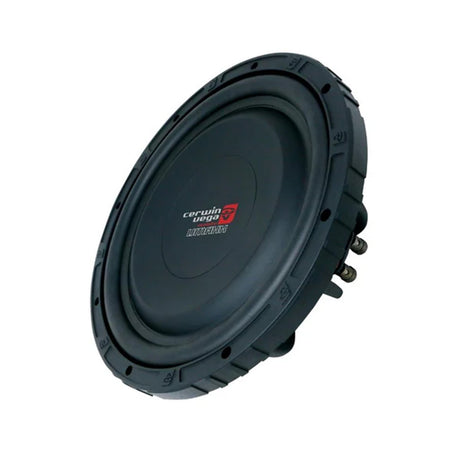 Cerwin Vega VMAXS122 12” 400W RMS Dual 2 Ohm High-Performance Shallow Car Subwoofer - Each