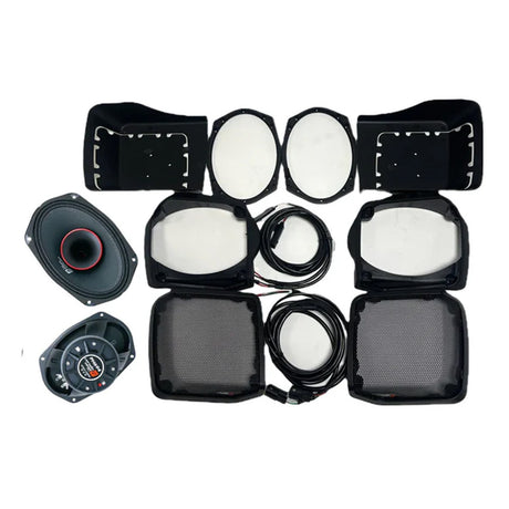 Cerwin Vega RPMPH694LK13 Cut In Lid Kit with PH694 Speakers for 1998-2013 Harley Davidson Motorcycles