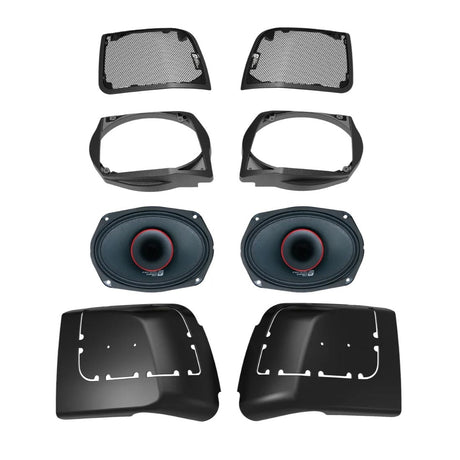 Cerwin Vega RPMPH694LK Cut In Lid Kit with PH694 Speakers for 2014-2023 Harley Davidson Motorcycles