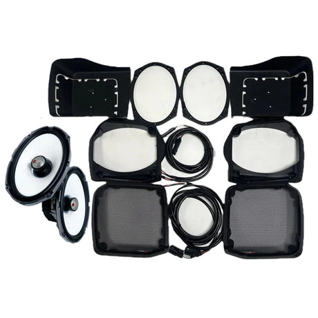 Cerwin Vega RPMSM694LK13 Cut-In Lid Kit with SM69F4 Speakers for 1998-2013 Harley Davidson Motorcycles