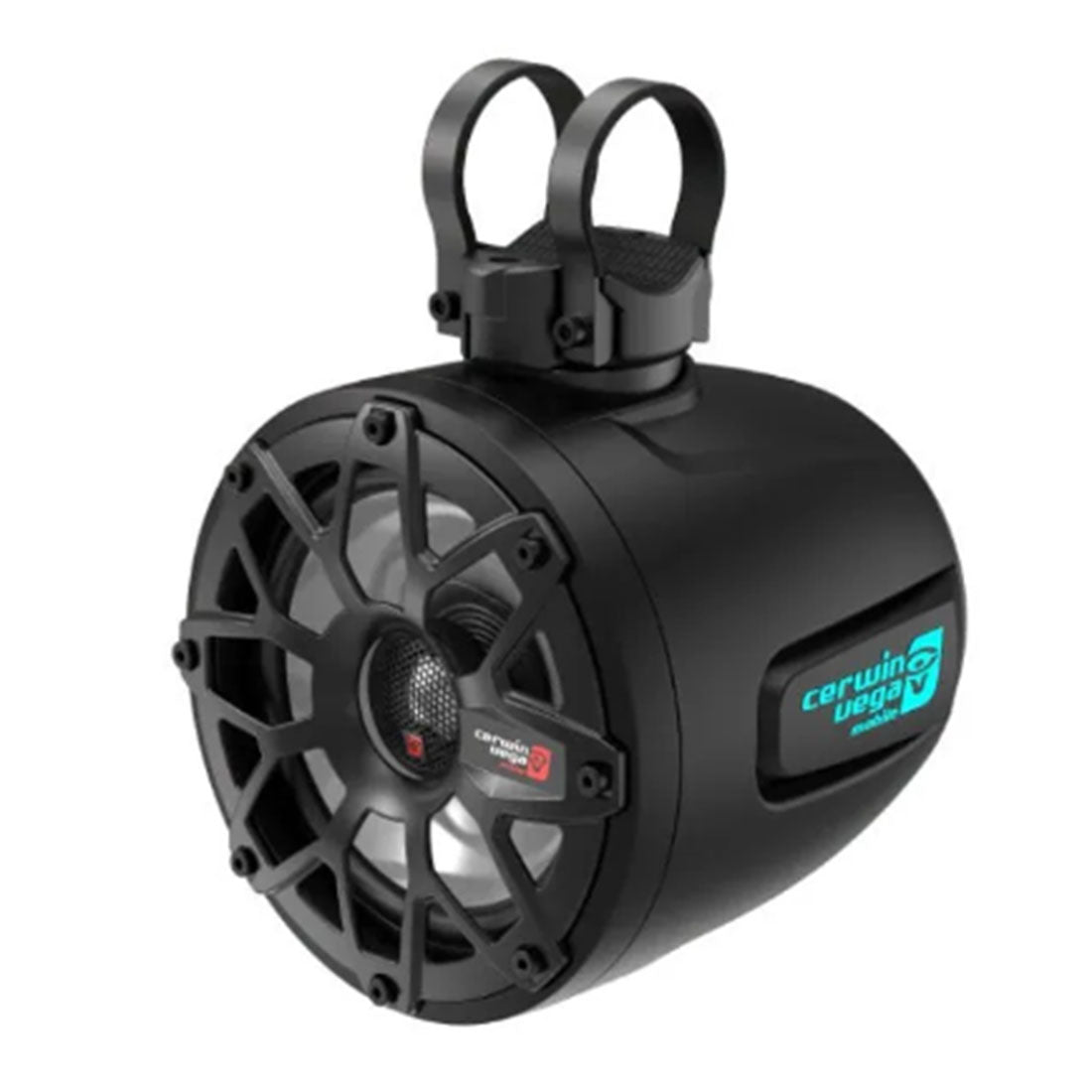 Cerwin Vega SH65F4B 6.5" 2-Way Coaxial Marine Speakers with LED Lights - Black - Pair