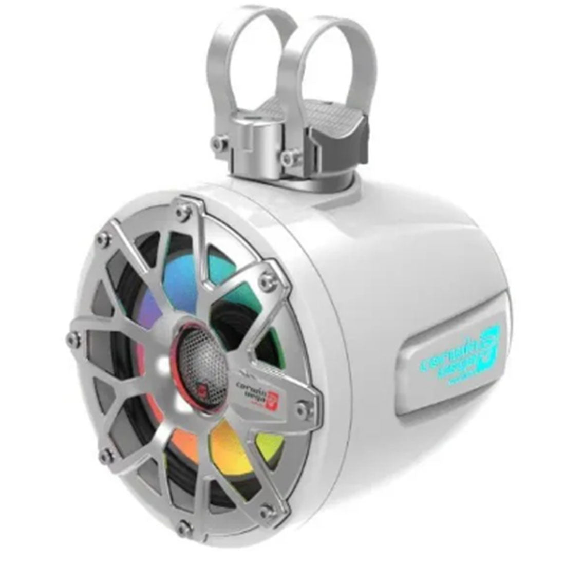 Cerwin Vega SH65F4W 6.5" 2-Way Coaxial Marine Speakers with LED Lighting - White - Pair