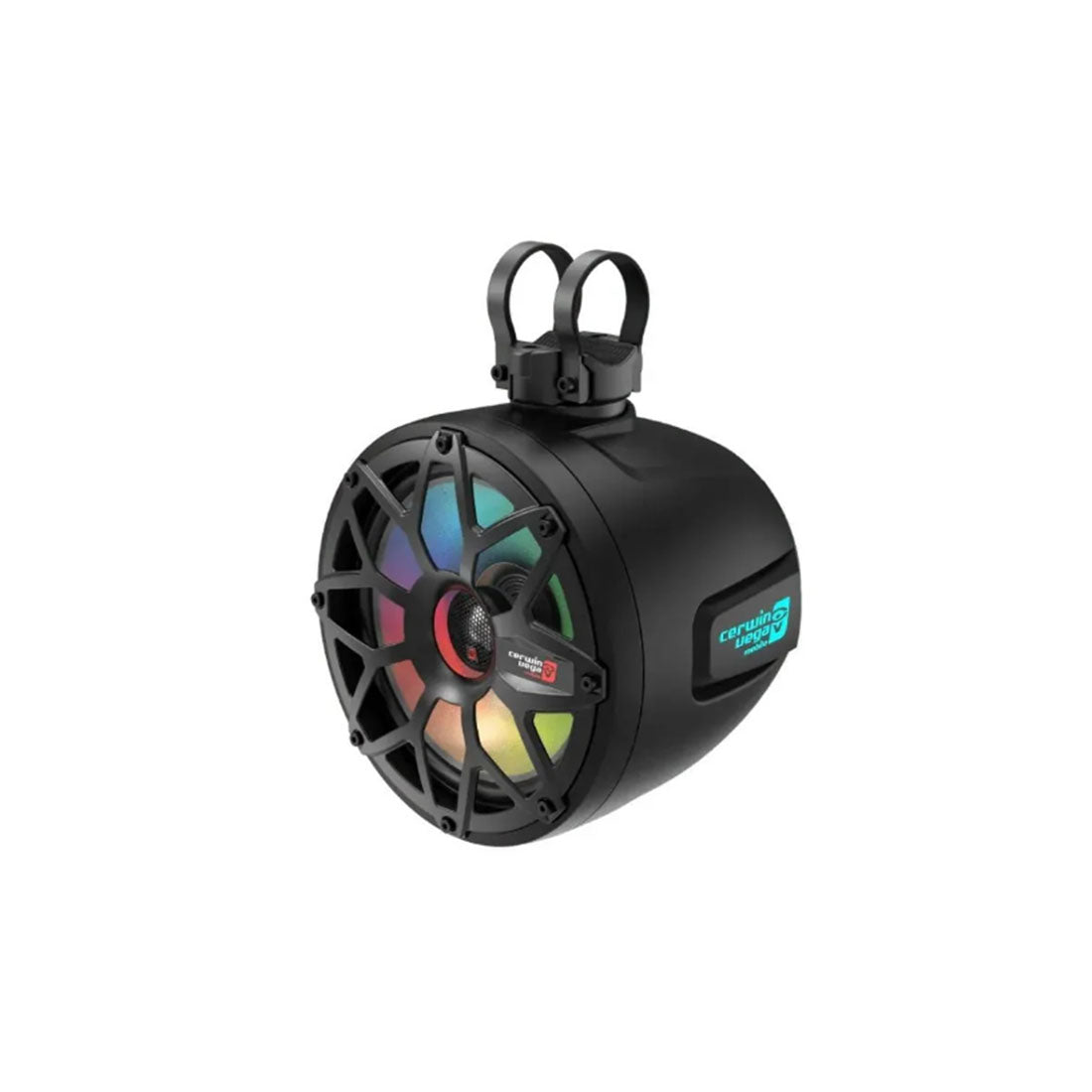 Cerwin Vega SH8F4B 8" 2-Way Coaxial Marine Speakers with LED Lights - Black - Pair