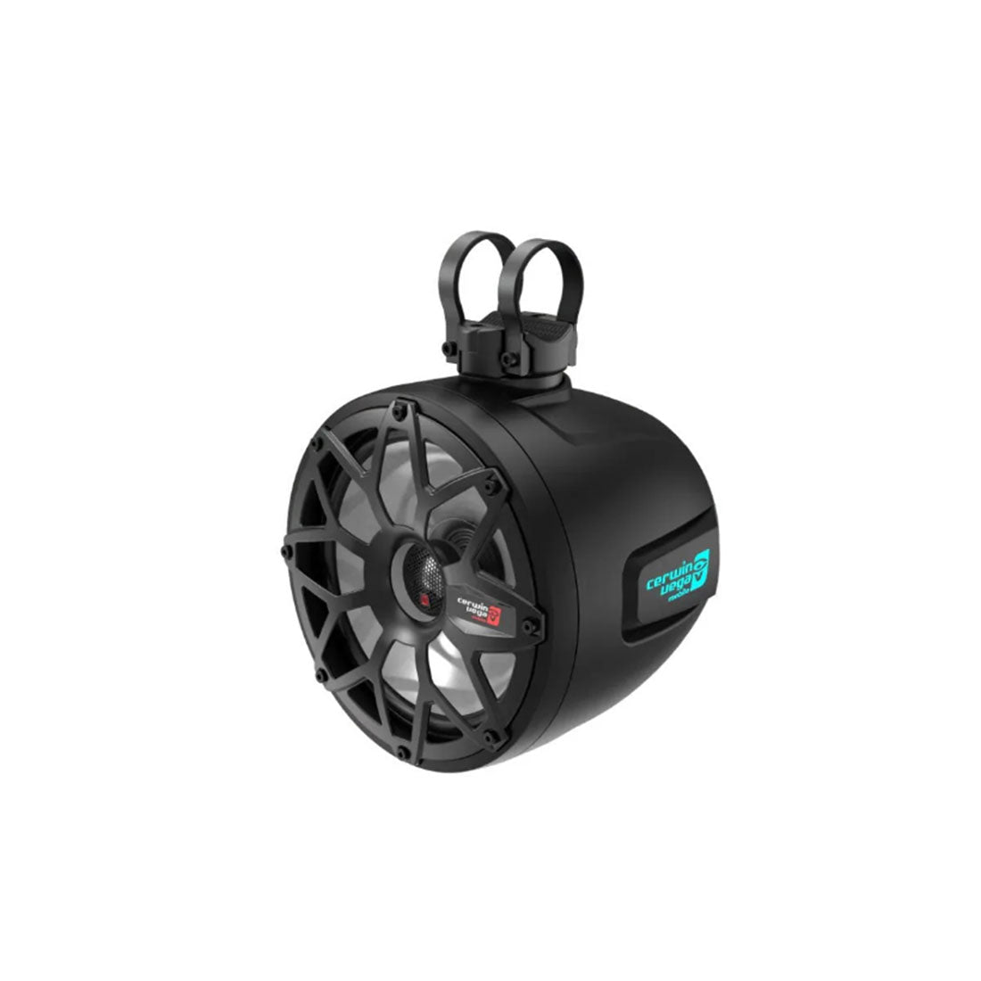 Cerwin Vega SH8F4B 8" 2-Way Coaxial Marine Speakers with LED Lights - Black - Pair