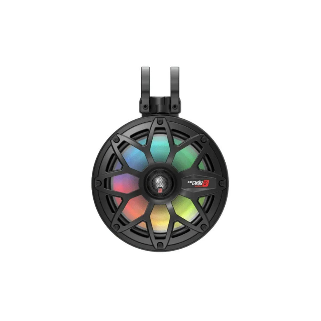 Cerwin Vega SH8F4B 8" 2-Way Coaxial Marine Speakers with LED Lights - Black - Pair