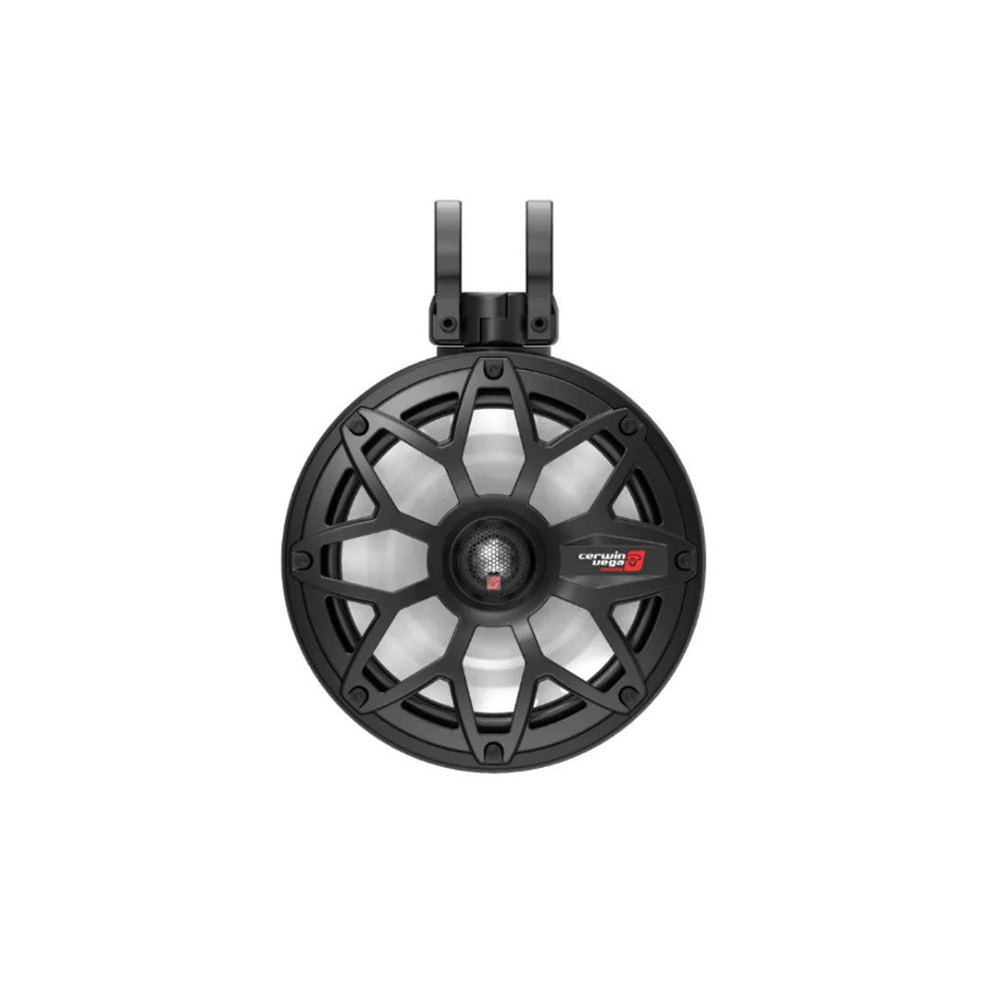 Cerwin Vega SH8F4B 8" 2-Way Coaxial Marine Speakers with LED Lights - Black - Pair