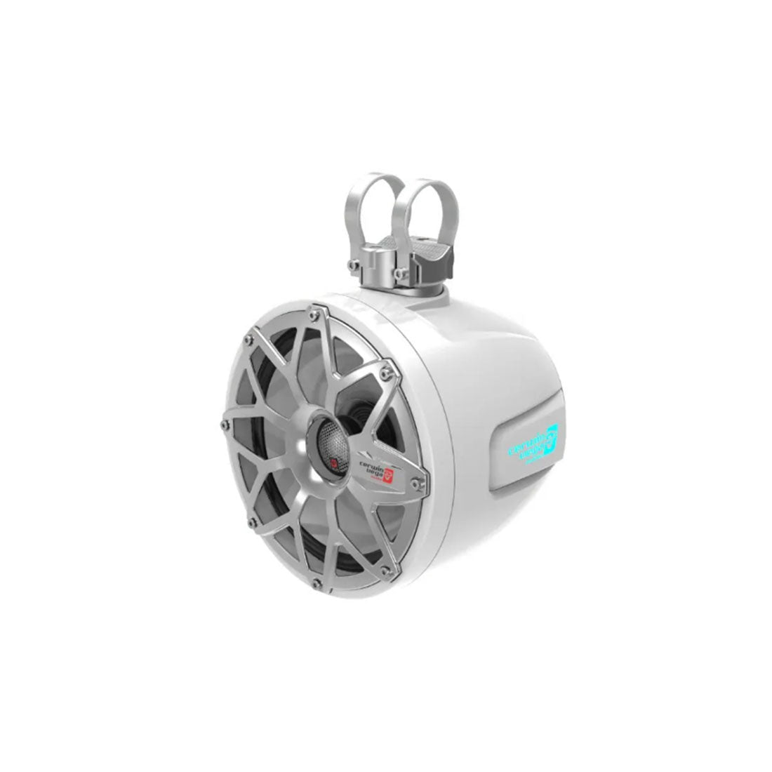 Cerwin Vega SH8F4W 8" 2-Way Coaxial Marine Speakers with LED Lights - White - Pair