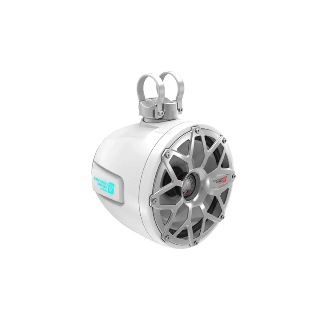 Cerwin Vega SH8F4W 8" 2-Way Coaxial Marine Speakers with LED Lights - White - Pair
