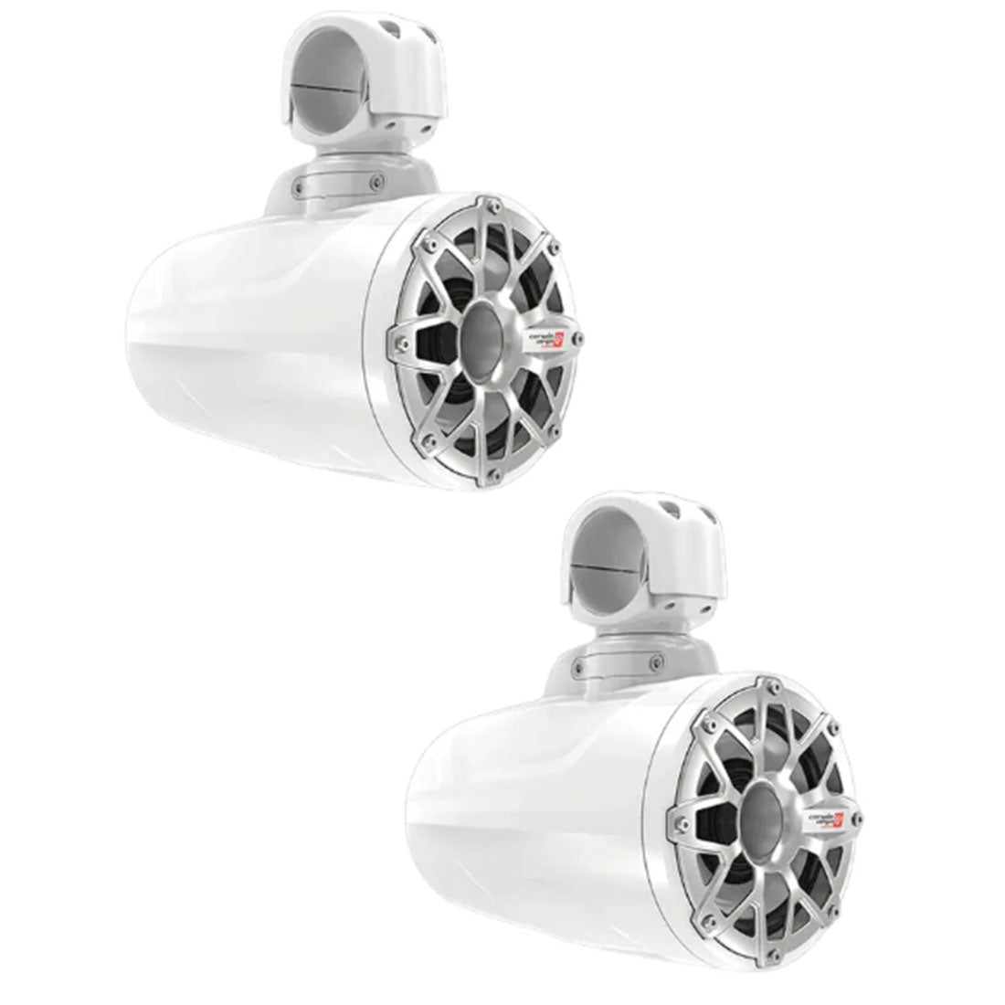 Cerwin Vega SL65F4W 6.5" 2-Way Coaxial Marine Speakers with LED Lights - White - Pair
