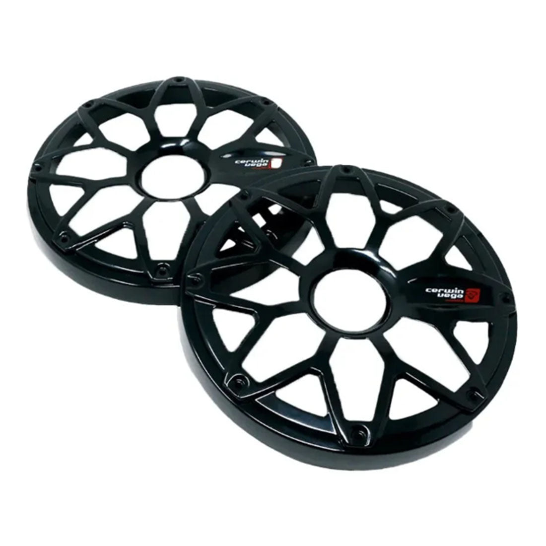 Cerwin Vega SM8FBB 8" RPM Stroker Flush Mount Speaker Grilles - Black - Pair