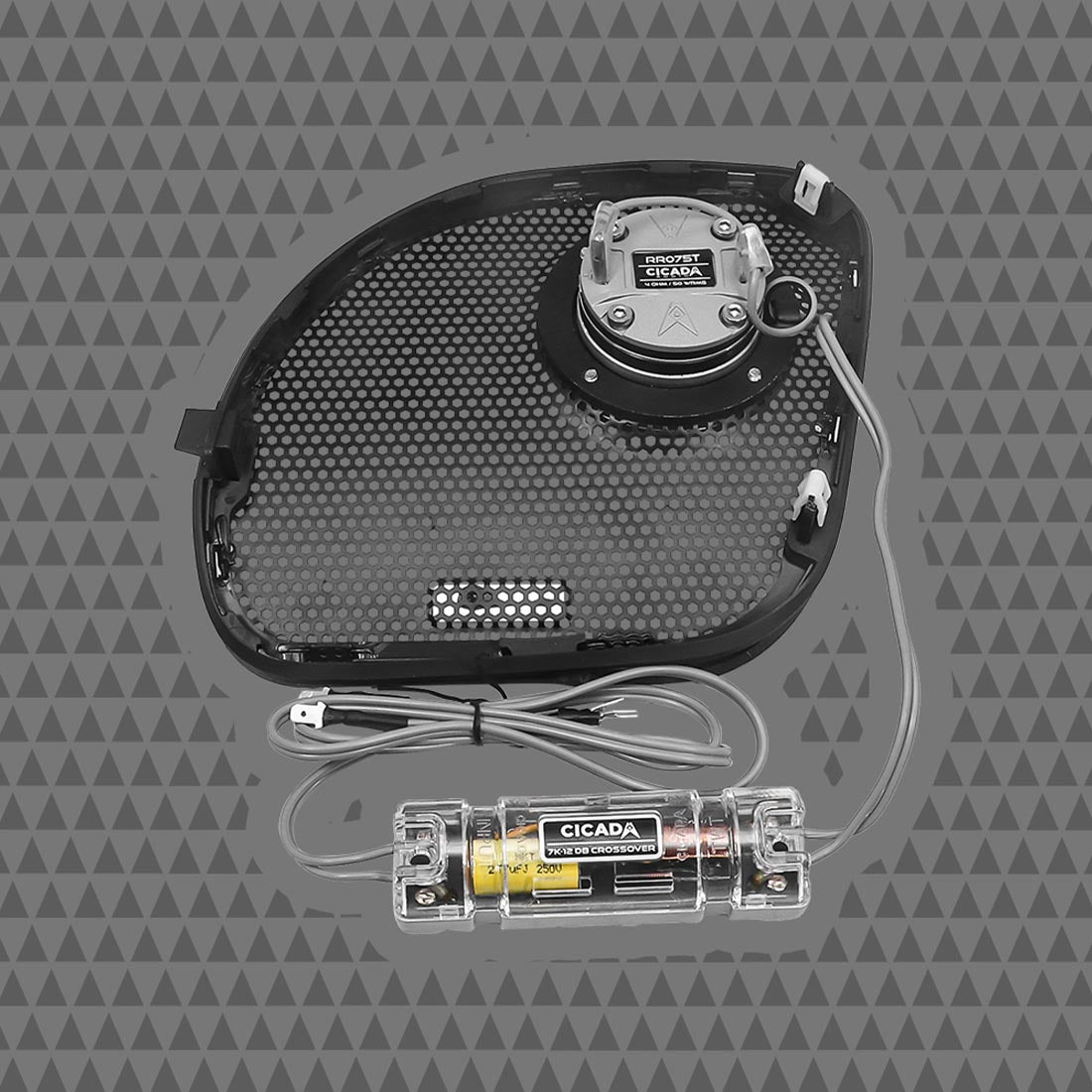 Cicada Audio CHDRGGTK 2014 + Road Glide Grill with Tweeters